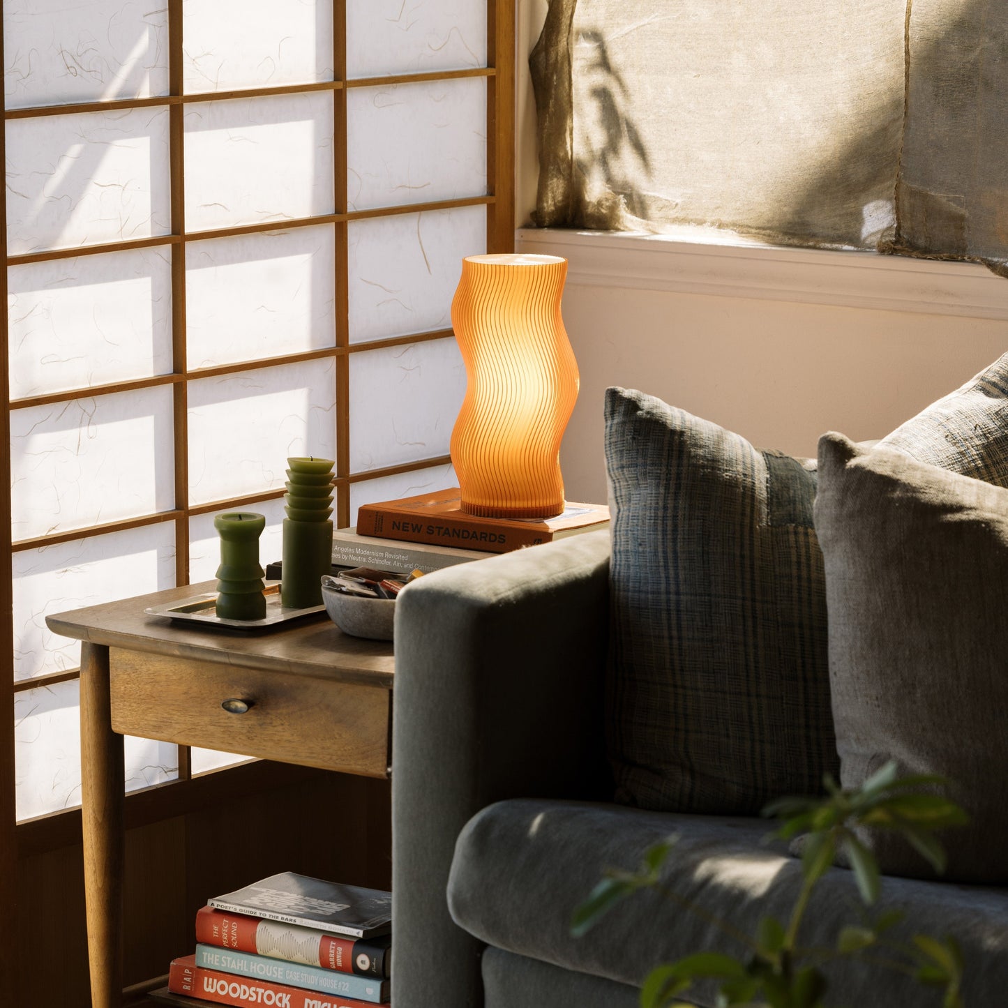 Luminária Sinuosa Âmbar