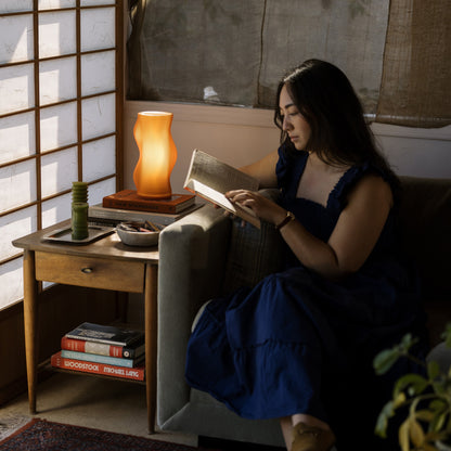 Luminária Sinuosa Âmbar