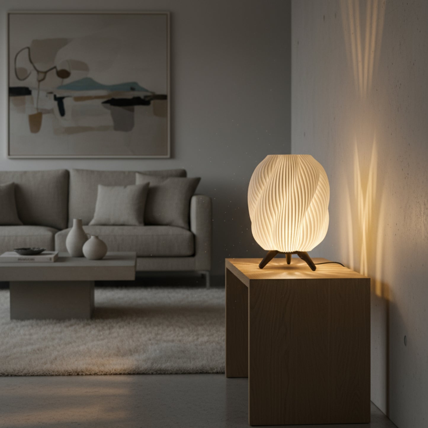 Luminaria Ondas Oriva Decor