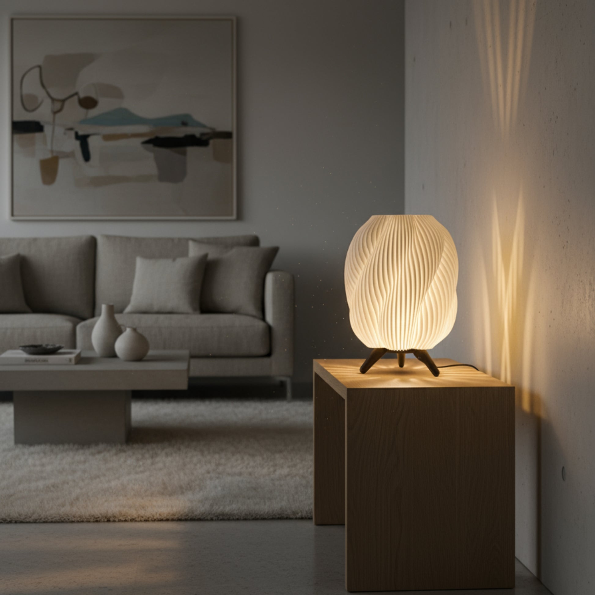 Luminaria Ondas Oriva Decor