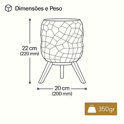 Luminária de Mesa Prisma