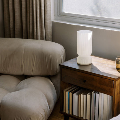 Luminária Canelada de Mesa