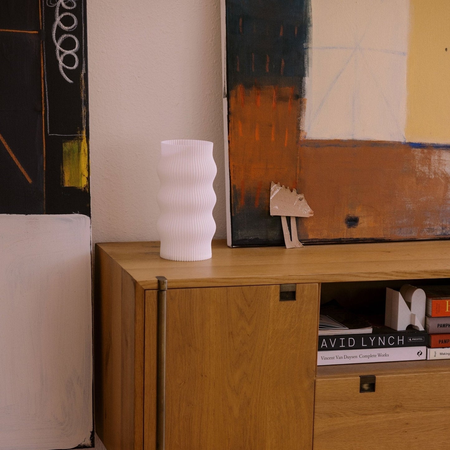 Luminária de Mesa Ondulada