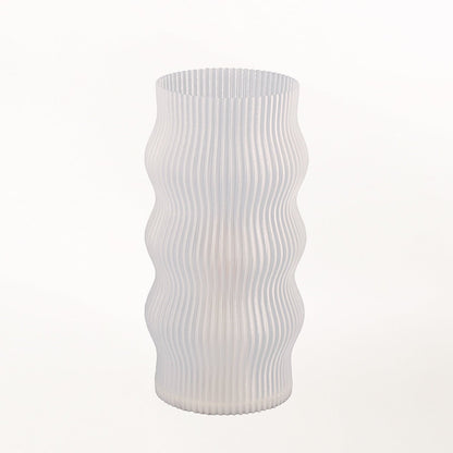 Luminária de Mesa Ondulada Translúcida